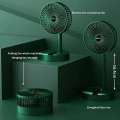 Foldable Stand Portable Air Circulation Rechargeable Mute Floor Adjustable Height Mini Desktop Fan 3 Speeds Adjustab. 