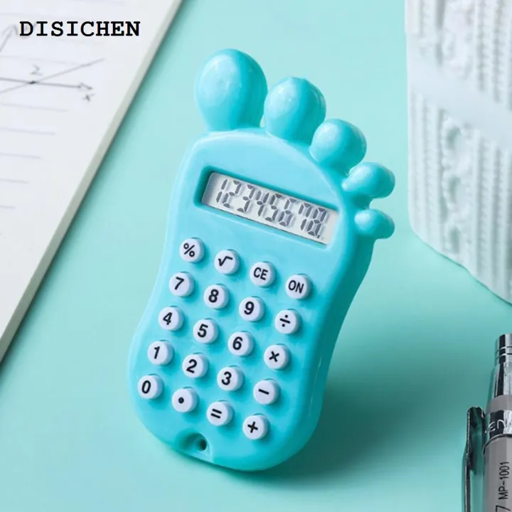 DISICHEN%20Hot%20Selling%20Calculator%20with%20High-quality%20Material%20Corner%20Calculator%20Multifunctional%20Cute%20Foot%20Shape%20Design%20Calculator%20with%208%20Digit%20for%20Kids%20-%20Image%205