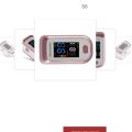 Sinohero S8 branded finger tips pulse oximeter oxymeter with cover case and batteries. 