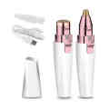 2 In 1 Battery Operated Eyebrow and Facial Trimmer Shaver for Women. 