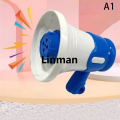Linman Recordable Mini Speaker Loudspeaker Handheld With Key Chain BacLuxury kpack Pendant Children's Megaphone Phonograph Decompression Toy. 