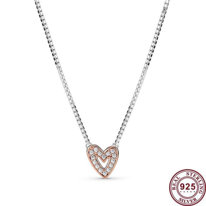 New%20Hot%20925%20Silver%20Shining%20Angel%20Eternal%20Love%20Women%20Necklace%20Women's%20Wedding%20High%20Quality%20Gift%20Fashion%20Charm%20Jewelry%20-%20Image%204