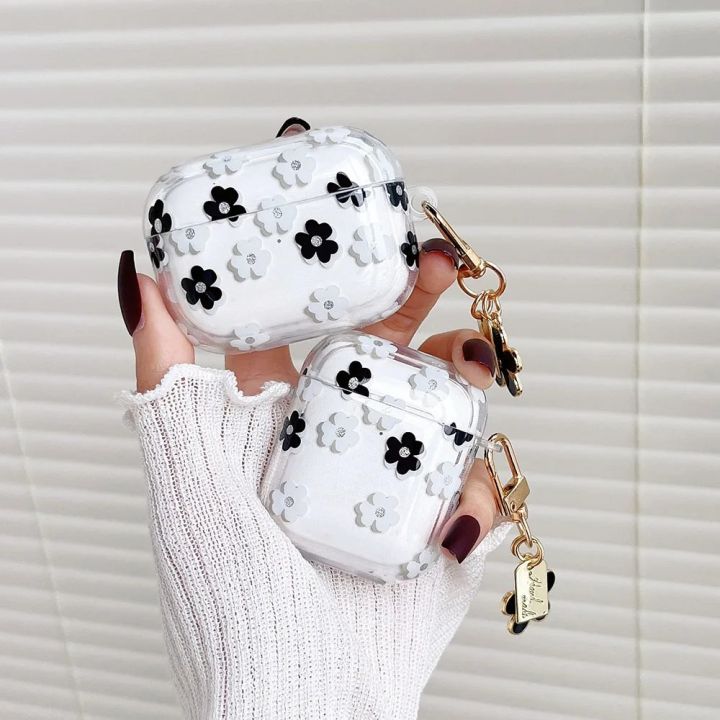 HOT%20Transparent%20Soft%20Silicone%20Cover%20For%20AirPods%202%203%20Cute%20Glitter%20Flower%20Pendant%20Earphone%20Case%20For%20Apple%20AirPod%20Pro%20Headphone%20Keyring%20-%20Image%202