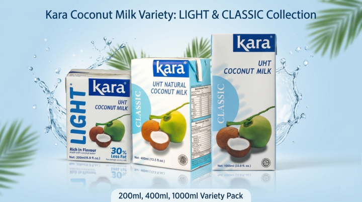 Kara Coconut Milk – Premium Coconut Milk | 200ml, 400ml & 1L | Rich & Creamy Cooking Essential