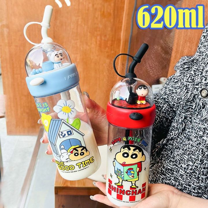 High%20Appearance%20620ml%20Crayon%20Shin-chan%20Water%20Cup%20Transparent%20Cartoon%20Straw%20Cup%20Children's%20Water%20Bottle%20Gifts%20-%20Image%206