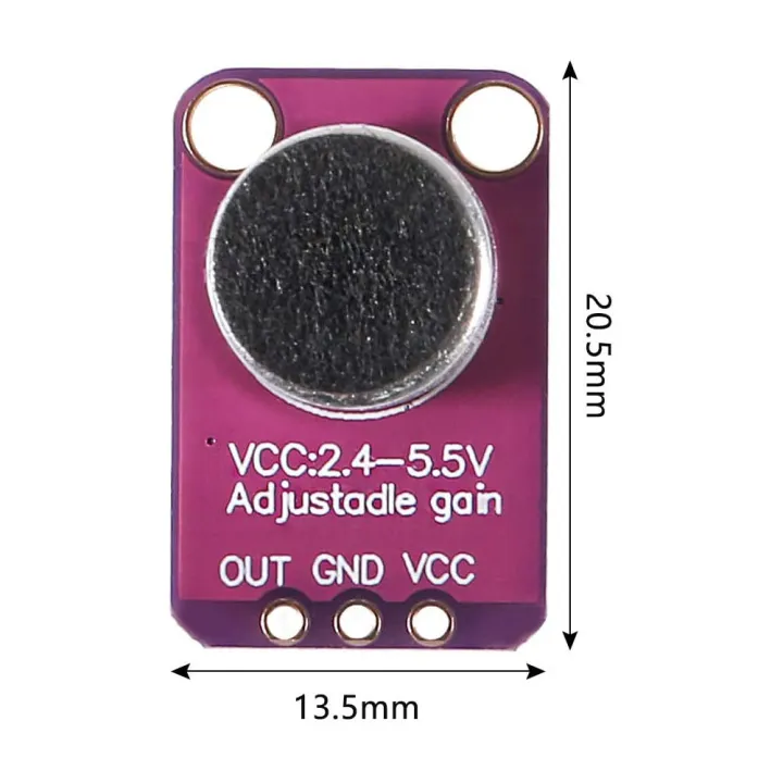 5Pcs%20GY-MAX4466%20Electret%20Microphone%20Amplifier%20MAX4466%20Module%20Adjustable%20Gain%20Breakout%20Board%20for%20Arduino%20-%20Image%207