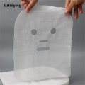 Sutuiying 100pcs/bag White Pure Cotton Soft Disposable Gauze Face Mask Paper 2025 New Sheet Beauty Salon Special Gauze Absorption Non-Irritating. 