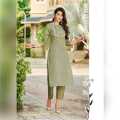 FuLoo's Octave Pure Cotton Designer Embroidered Kurti  for Women  #04. 