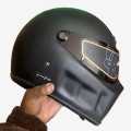Axor Retor Dominator Dull Black Full Face Helmet. 