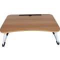 Portable Laptop Table: Foldable Food Tray Desk for Bed, with Legs and iPad Slot - Ideal for Eating, Working, and Studying on Couch, Sofa, or Floor. 