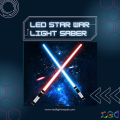 Lightsaber Toy Laser Sword Star Wars 2 In 1 Extendable LED Light Up Saber 7 Colors Changing. 