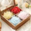 50g Colorful Lafite Grass Shredded Crinkle Paper Raffia DIY Boxes Filler Birthday Wedding Gift Box Wrapping Packing Filling. 