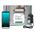NCANRUI Tuya Smart ZigBee Energy Meter 80A with Clamp App Monitor KWh Voltage Current Power Consumption 110V 240V. 