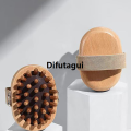Difutagui Wooden Massage Brush Anti-static Bamboo Hair Brush Meridian Dredging Fashion Airbag Massage Comb Mini Scalp Hair Care Girl Hand-held. 