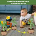 Rechargeable Dancing Cactus Talking Baby Toys for Kids. 