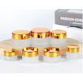 Frosted Glass Jar Refillable Ointment Bottles Empty Cosmetic Jar Pot Eye Shadow Face Cream Container 5/10/15/20/30/50/100g. 