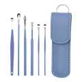 6 Pcs Ear Wax Cleaner - Reusable Ear Cleaner Tool Set with Storage Pouch. 