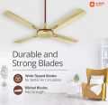 Orient Electric Quadro Ornamental 1200mm | 4 Blade, Premium BEE Star Rated High Speed Decorative Ceiling Fan l 2 Years Warranty. 