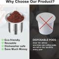Reusable K Cups for , K Cup Reusable Coffee Pods & Filter Replacement for 2.0 1.0 Coffee Maker Machine. 