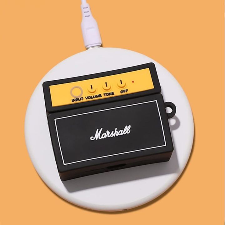 Marshall Hard Silicone Protective Case for Airpods Pro