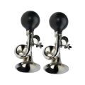 New Iron Bike Snail Air Horn Squeeze Rubber Retro Bicycle Bell Silver Bike Bugle. 