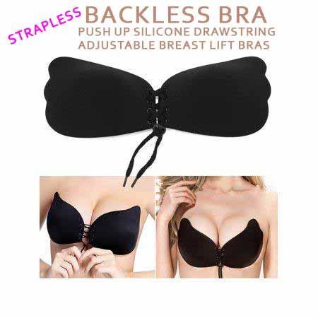 Silicone Strapless Backless Push Up Bra