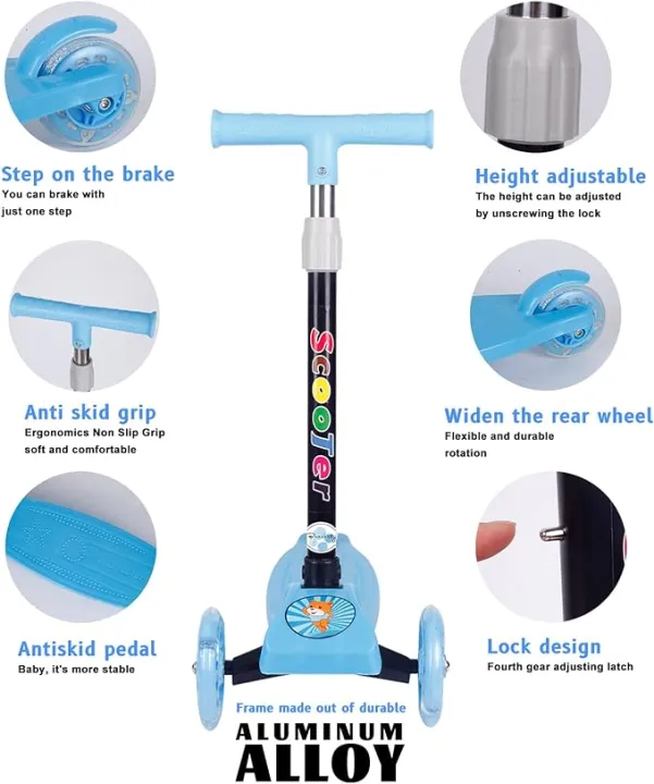Beauenty%20Folding%203%20Wheel%20Scooter%20For%20Kids%20Toddler%20Scooter%20With%20LED%20Light%20Up%20Wheels%20Adjustable%20Height%20&%20Best%20Gifts%20For%20Kids%20-%20Image%207