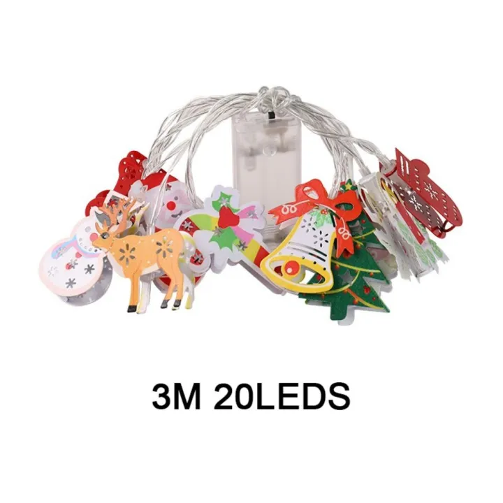 Cute%20Style%20Cartoon%20Christmas%20LED%20Light%20String%20Elk%20Shape%20Santa%20Claus%20Pattern%20Christmas%20String%20Lights%20Hangable%20Snowman%20Figure%20LED%20Indoor%20String%20Lights%20New%20Year%20Celebration%20-%20Image%202