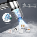 Mini Handheld Vacuum Cleaner Handheld Wireless Black & Silver-Gray ABS Car 3-In-1 Compressed Air Multifunctional Brushless Motor. 