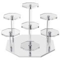1 Piece 7Tier Perfume Organizer and Cupcake Stand Storage Display Stand for Collectibles and Crafts. 