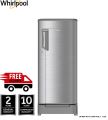 Whirlpool 190L 2 Star Single Door Refrigerator with base drawer (205 IMPC ROY 2S TITAN STEEL-Z - 73192). 