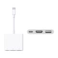 USB-C to Digital AV  Multiport Adapter, 3-in-1 Type-C Hub with Thunderbolt to HDMI 4K Output/USB Port/PD Quick Charging Port,Android Digital AV Adapter for MacBook Pro,MacBook Air,Projector,Monitor Fado168. 