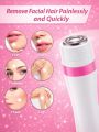 Bikini Hair Remover / Battery operated / Electric Facial Hair Remover / chargeable with type c. 