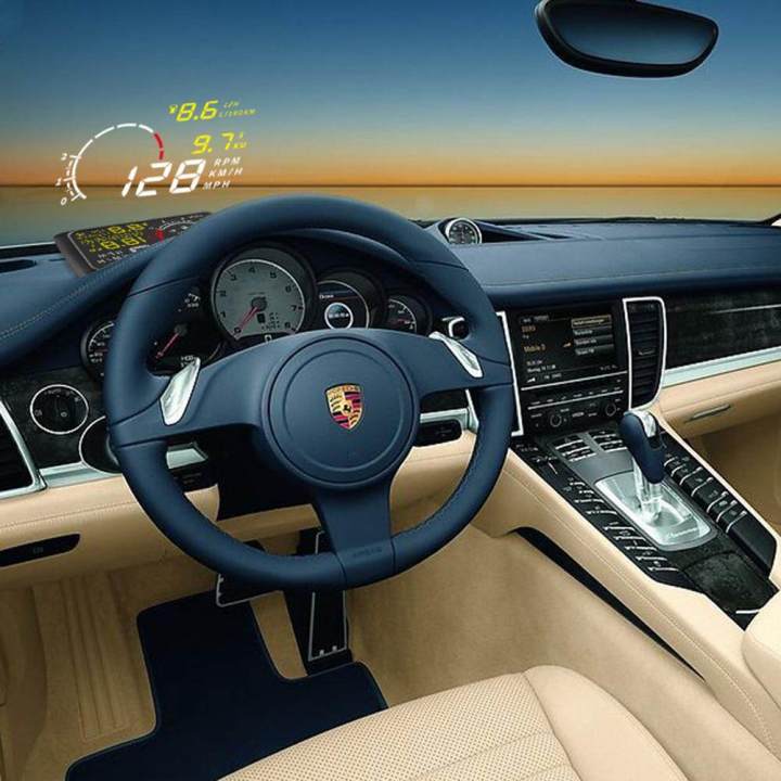 Blin%EF%BF%BD%205.5%20Inch%20X3%20Car%20Bluetooth%20HUD%20Head%20Up%20Display%20Hud%20Vehicle%20OBDII%20Security%20System%20Projector%20Driving%20Data%20Monitor%20-%20Image%204