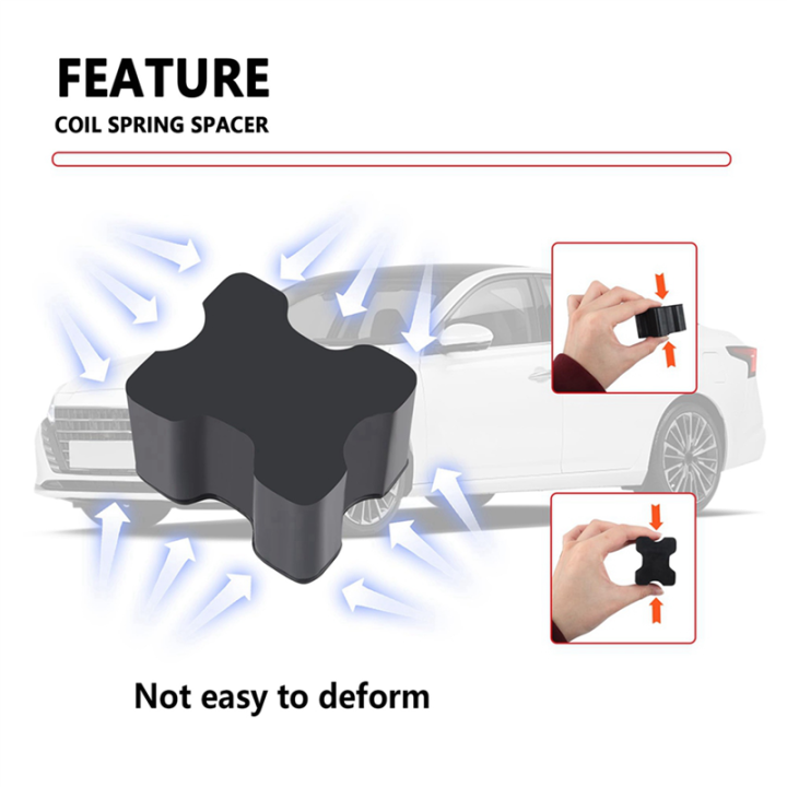 12PCS%20Car%20Coil%20Spring%20Spacers,%20Heavy%20Duty%20Rubber%20Coil%20Spring%20Booster%20for%201Inch%20to%201.5Inch%20Coil%20Spring%20Lift%20-%20Image%203