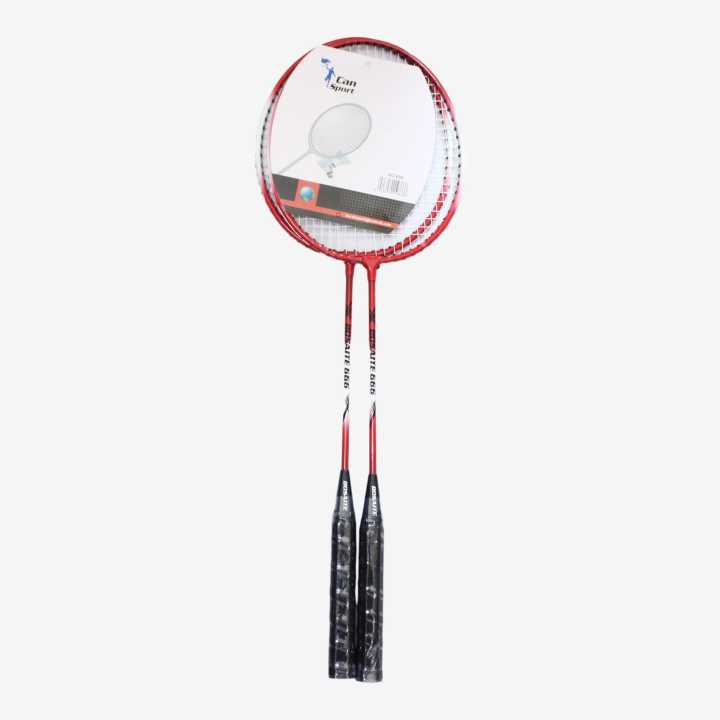 Bosaite Pro 666 Red Color Badminton 2 Pcs Set