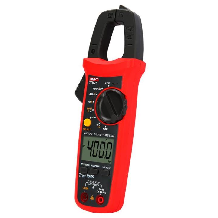 UNI-T%20UT203+%20600V%20AC/DC%20Voltage%20Measure%20clamp%20meter%20digital%20True%20RMS%20digital%20Clamp%20Multimeter%20Resistance%20Frequency%20-%20Image%203