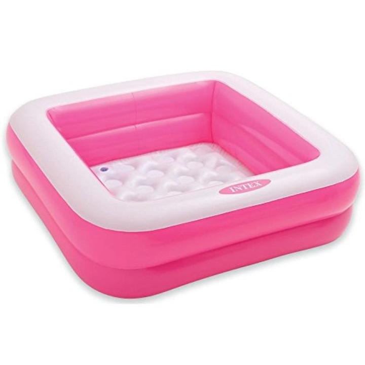 Intex Play Box Paddling Pool (57100) 331/2X331/2X9  With Free Pump