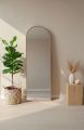 Bimba Arched Shaped 20"60" Aluminium Framed Wall Mirror. 