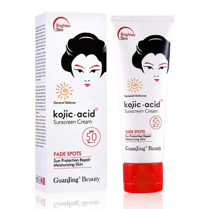 Kojic%20Acid%20Sunscreen%20Cream%20SPF%2050%20PA+++%20Fade%20Spots%2080g%20-%20Image%203