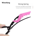 Wenefang 9PCS Alligator Clips and Steel Pins Pointed Tail Picking Comb Sales promotion Heat-resistant Anti-static Supplies Professional Hairdressing. 