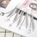 Feather Stainless Steel Silver Bookmark. 