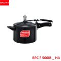 Baltra 5 liters Pressure Cooker Hard Anodised With Induction Base BPC F 500Ib (Black ). 