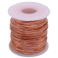 Copper Wire Soft Copper Wire Bare Copper Wire 16 Gauge, 126 Feet, Bright, 1 Pound Spool. 