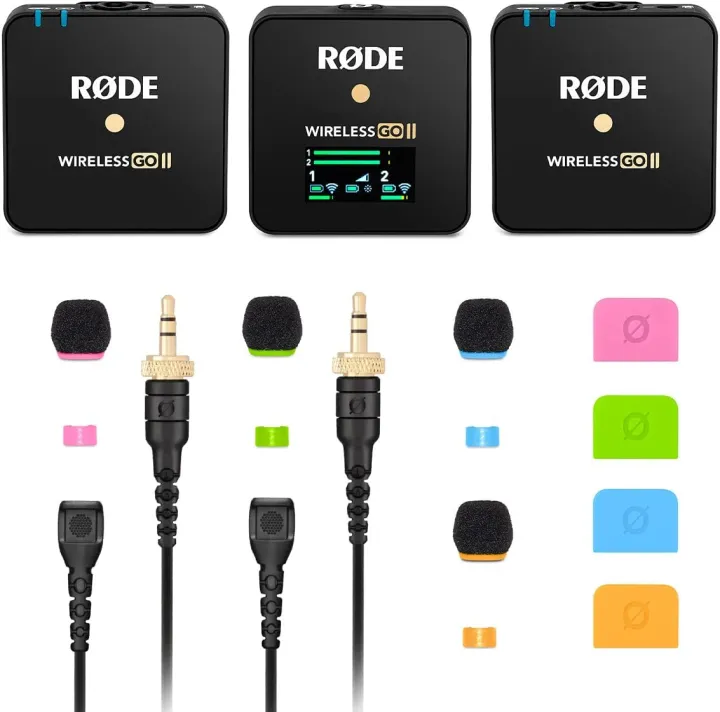 Rode%20Wireless%20GO%20II%202-Person%20Compact%20Digital%20Wireless%20Microphone%20System/Recorder%20(2.4%20GHz,%20Black)%20-%20Image%203