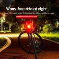 Sptrry2X Bike Lights Waterproof Flash Tail Light Bike Rear Tail Light Mountain Bike LED Headlight and Tail Light Red. 