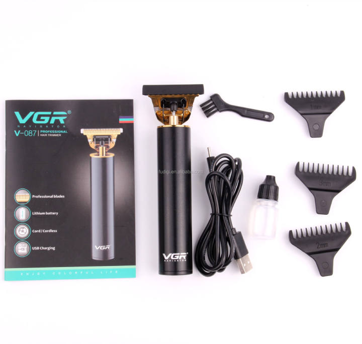 VGR V-087 Professional Rechargeable Codless Hair Clippers Men Beard Trimmer