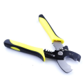 Multi function Cable Cutter Carbon Steel Wire Stripper, Yellow & Black Cable Cutter Stripper Heavy Duty. 