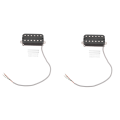 fasdaga 2X Electric Guitar Humbucker Pickups Neck Alnico V Pickup Black. 
