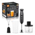 RAF 5 In 1 Portable Electric Mini Variable Speed 4 Blades Hand Blender. 